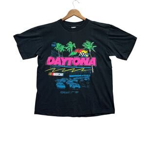 VTG SSI Label 1990's 1991 Daytona 500 Winston NASCAR T-Shirt Dale Earnhardt XL